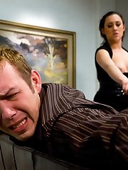 Billy's loss of job has made the couple into his mother's basement for temporary living accommodations and Gwen is shagging urinated off and disgusted by the whole situation. She married him for his money, after all, so what supreme is the vermin without a job? Good enough to strike, humiliate, tie up, drill in the ass, and smear her soles on. Gwen has been wanting rectal hook-up herself and she finally takes what she wants in this update with MIP's very first dom assfuck scene. Fully fucking super-fucking-hot. Billy's loss of job has made the couple into his mother's basement for temporary living accommodations and Gwen is shagging urinated off and disgusted by the whole situation. She married him for his money, after all, so what supreme is the vermin without a job? Good enough to strike, humiliate, tie up, drill in the ass, and smear her soles on. Gwen has been wanting rectal hook-up herself and she finally takes what she wants in this update with MIP's very first dom assfuck scene. Fully fucking super-fucking-hot.